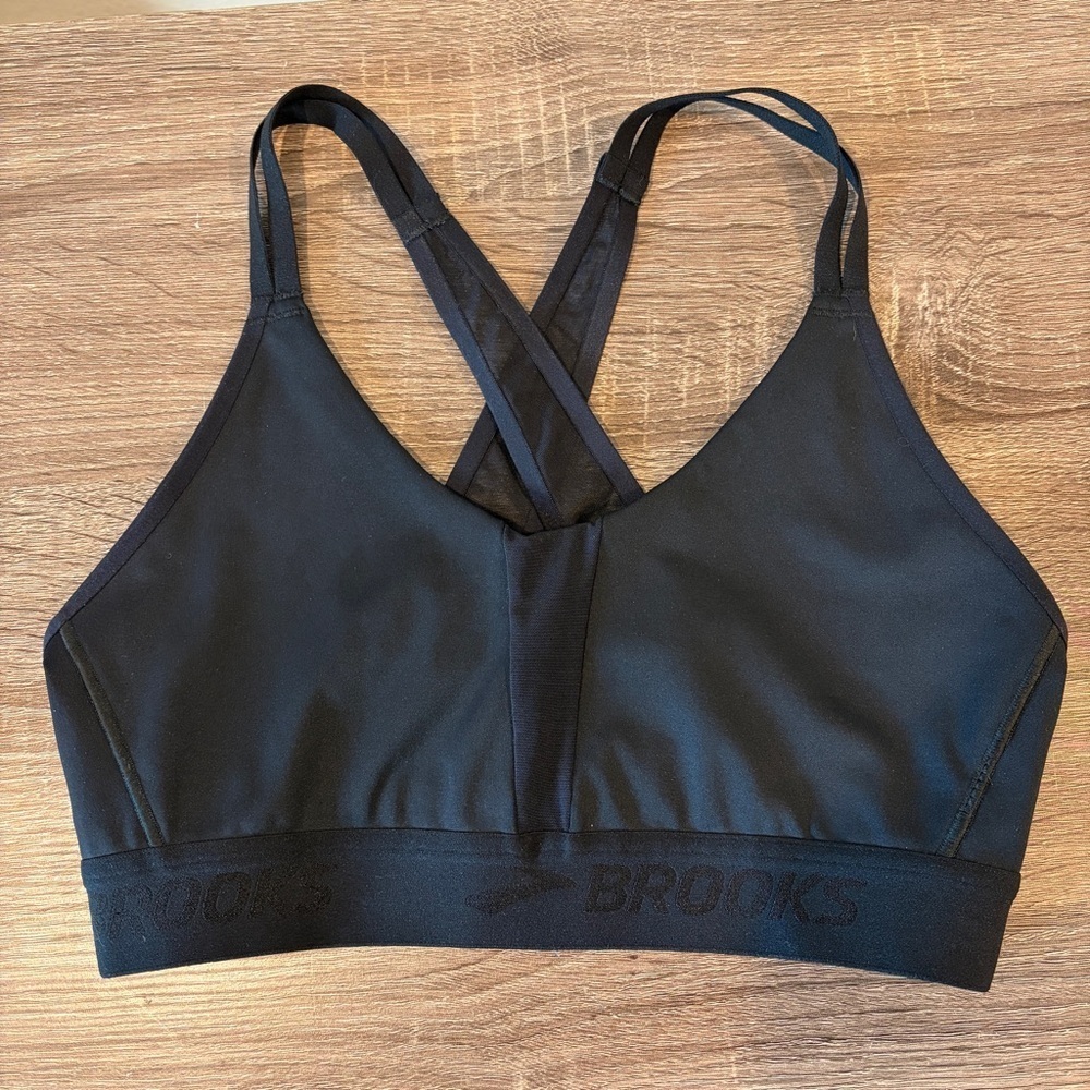 Brooks Women’s Black Drive Plunge Running Sports Bra - Est. S